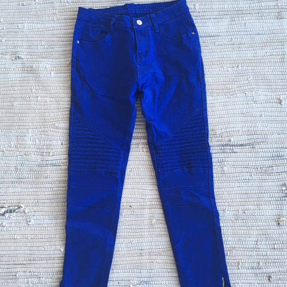 Brilliant Blue Skinny Jeans NWT